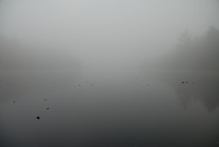 Fog at Sunrise, Deer Pond, New Hampshire