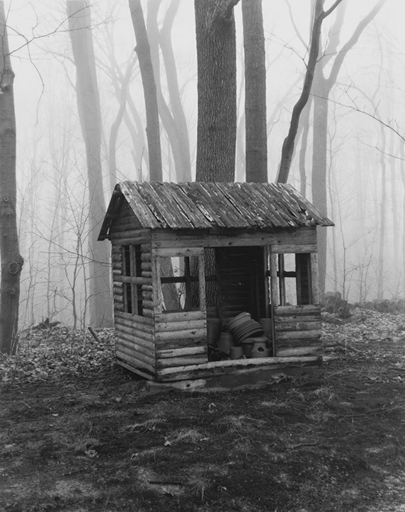 Garden Shed in Winter, Buckingham, Bucks County