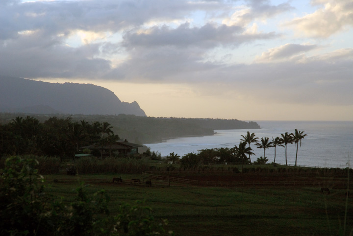Na Pali Sunset Kilauea, Kaua'i