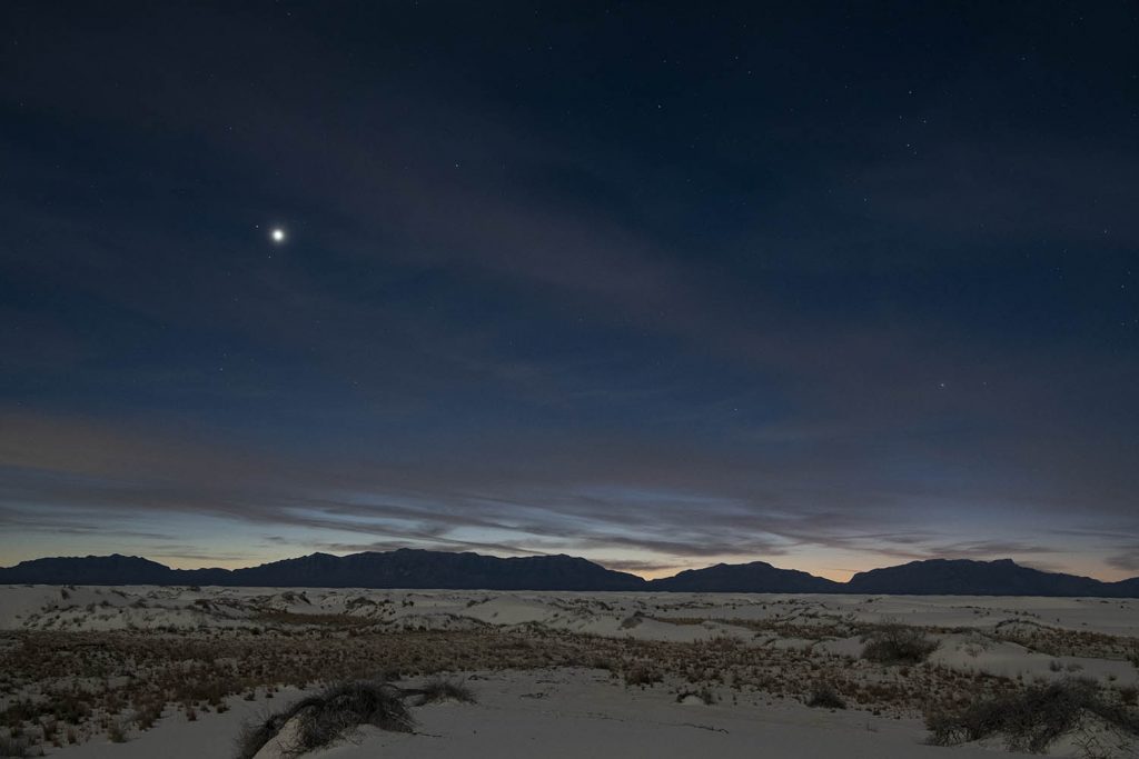 White Sands After Dark