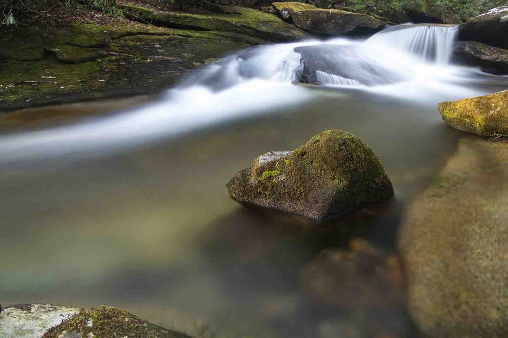 Big Rock Falls, Closeup