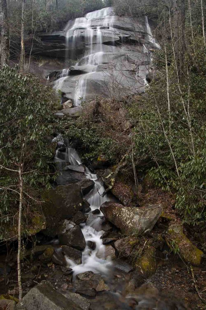 Daniel Ridge Falls, Full View